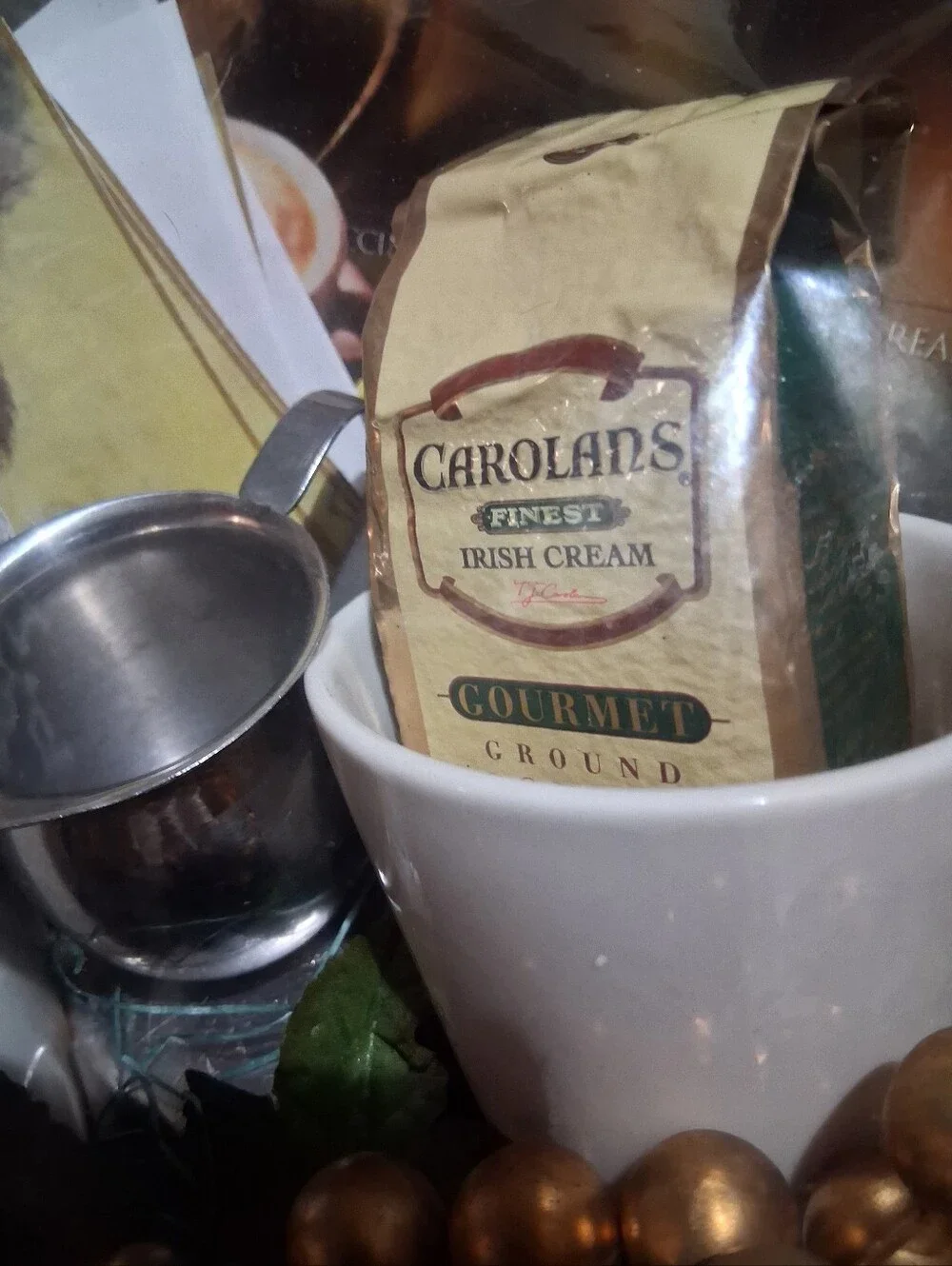 Coffee Gift Set with Gold Accents - Unbranded